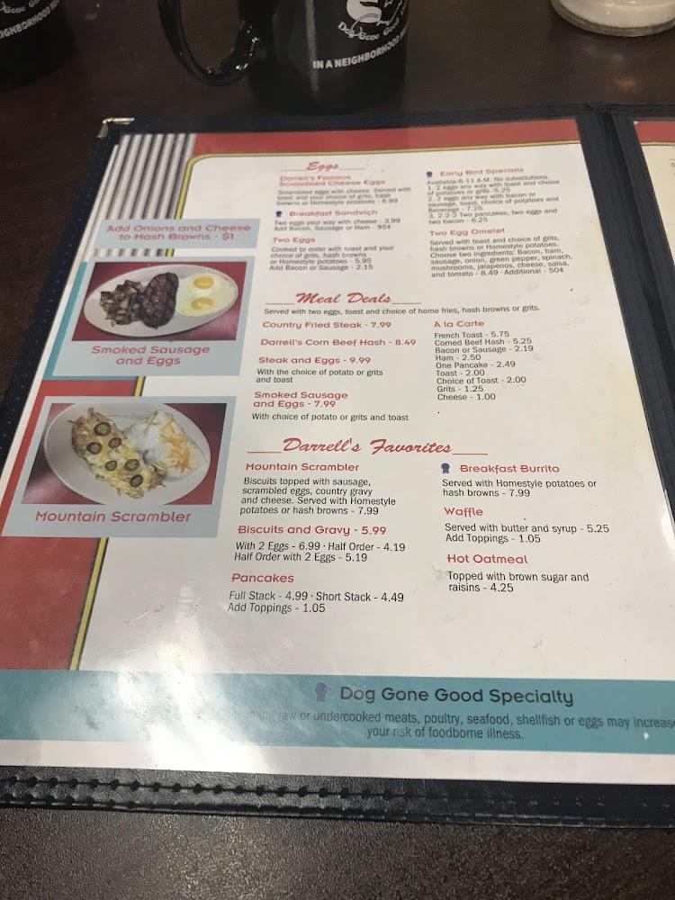 Darrell's Diner Menu image 2