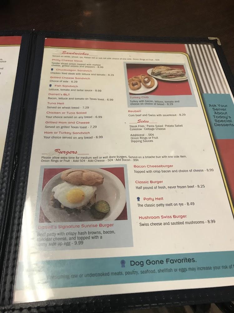 Darrell's Diner Menu image 3